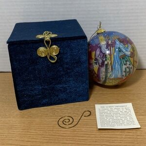 Pier 1 Christmas Ornament LI Bien Nativity Kings Wise Men Shepherds 2004 New Box
